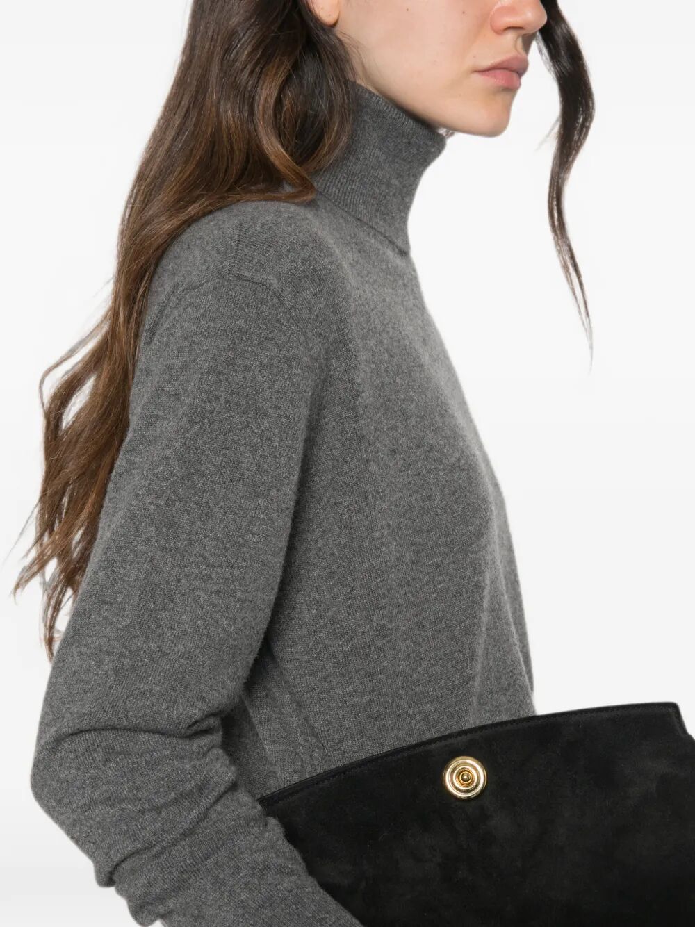 BRUNELLO CUCINELLI Brunello Cucinelli Women Cashmere Turtleneck Sweater With Monili