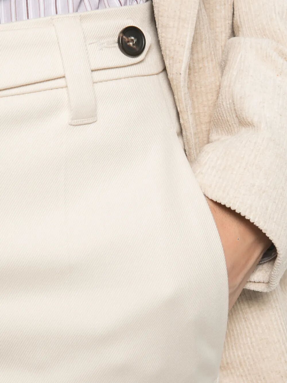 Brunello Cucinelli Women Tapered Leg Cotton Trousers