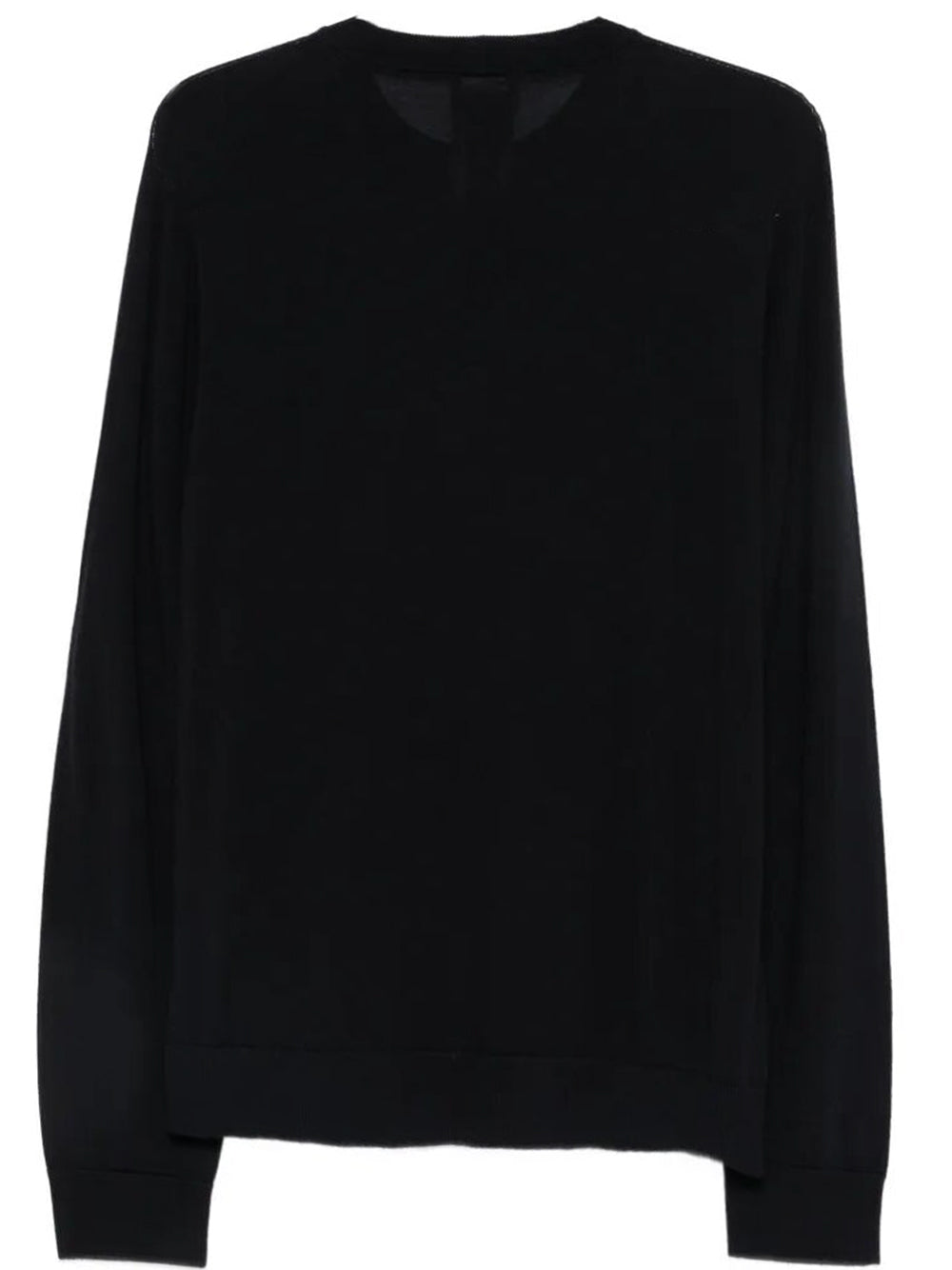 GIORGIO ARMANI Logo Embroidered Wool Sweater Women