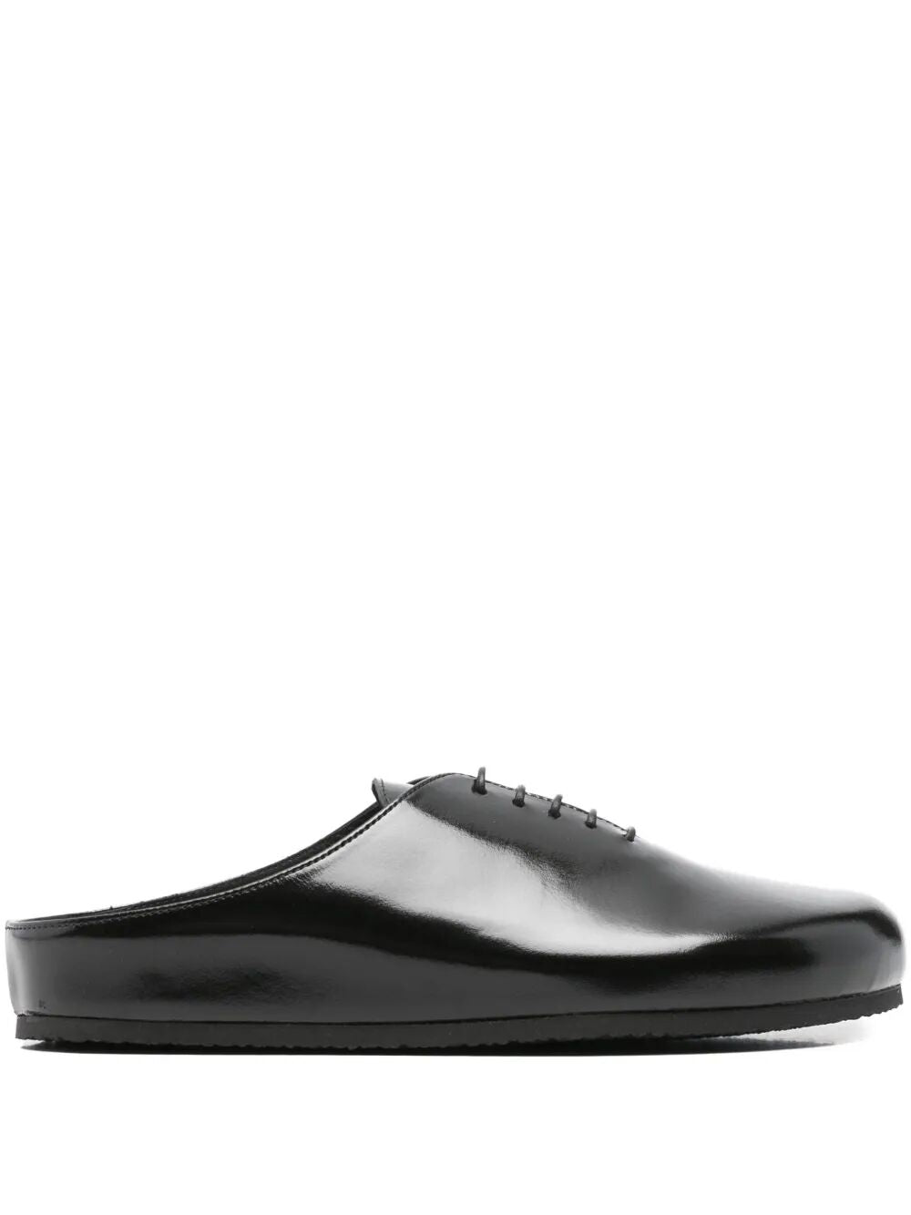 JACQUEMUS Les Mules Derbie In Patent Leather Women