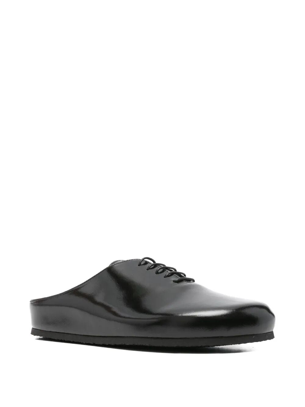 JACQUEMUS Les Mules Derbie In Patent Leather Women