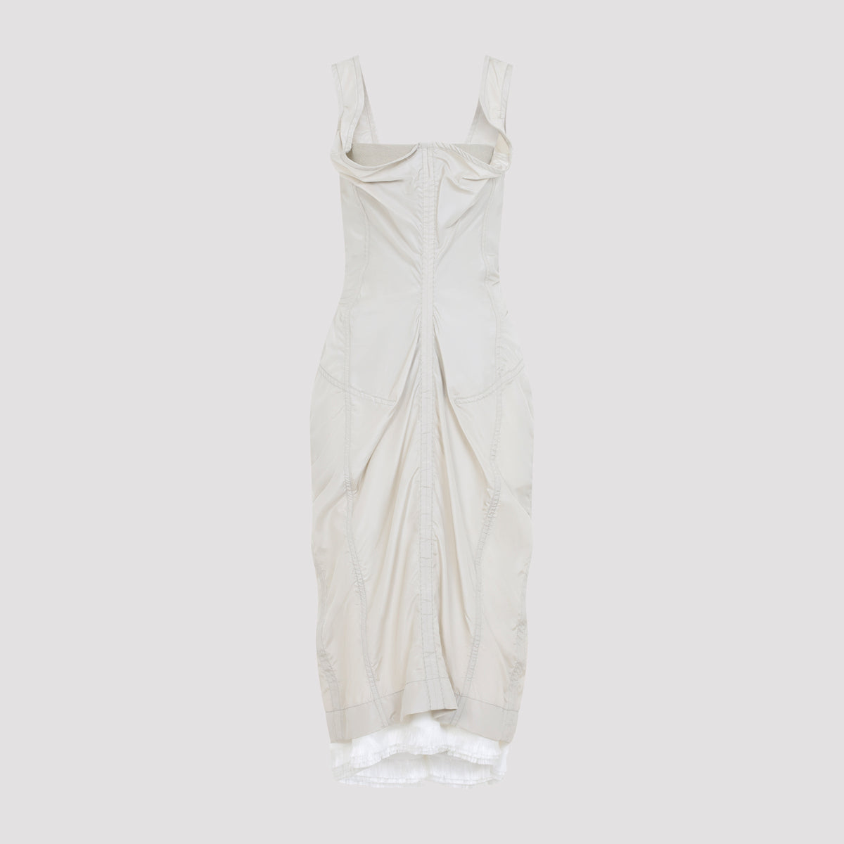 Bottega Veneta Silk Taffeta Bustier Dress Women