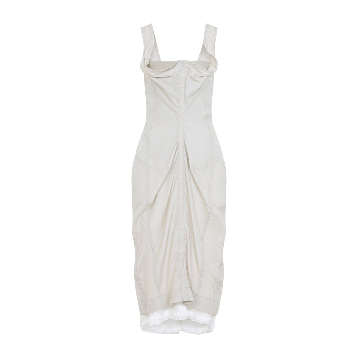 Bottega Veneta Silk Taffeta Bustier Dress Women