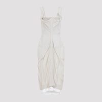 Bottega Veneta Silk Taffeta Bustier Dress Women