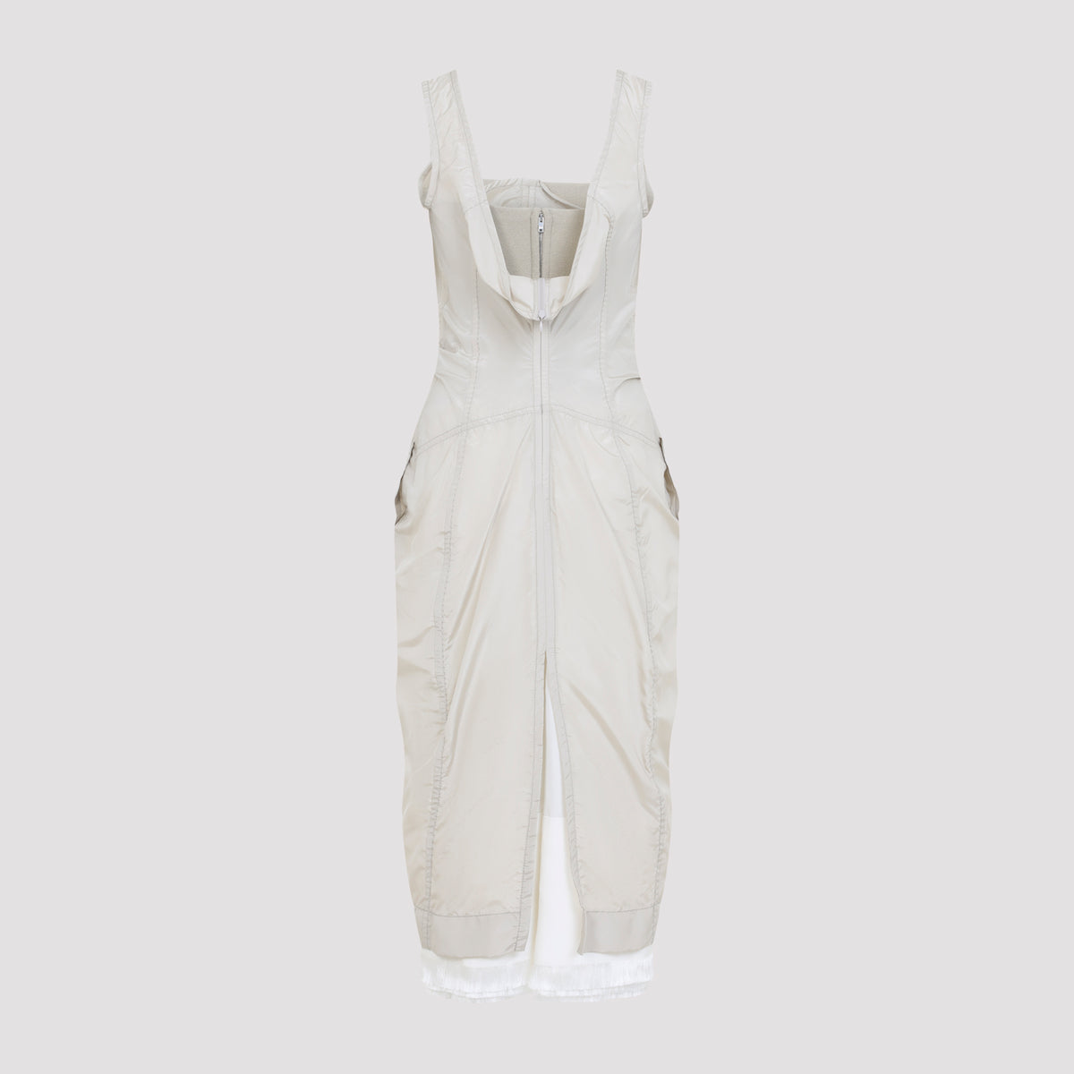 Bottega Veneta Silk Taffeta Bustier Dress Women