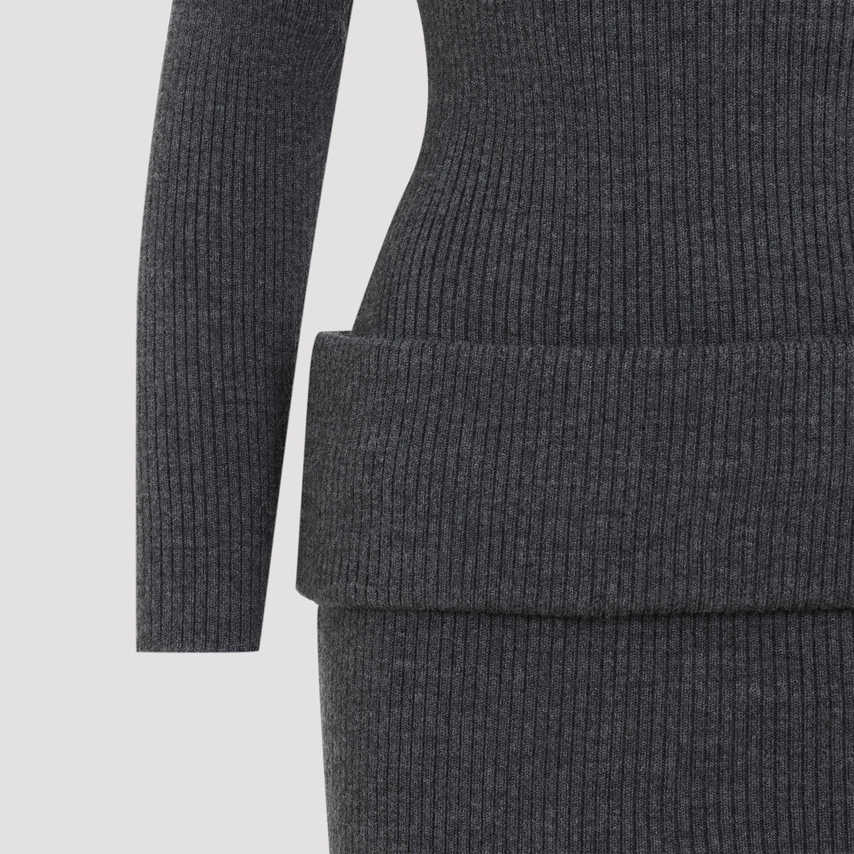 Jean Paul Gaultier Leather Tag Details Short Dress Women