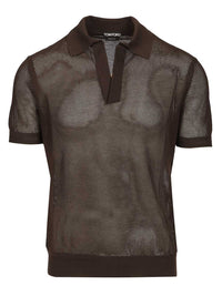 Tom Ford Men Knitted Polo Shirt