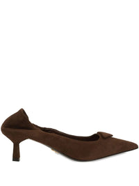 PRADA Suede Pumps With Elastic On The Heel Women