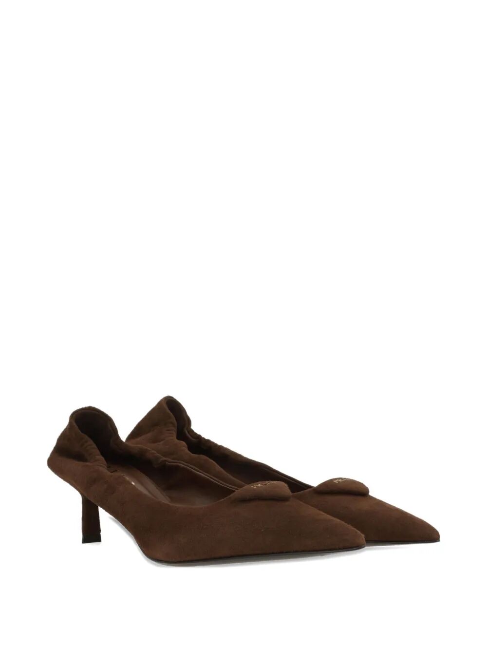 PRADA Suede Pumps With Elastic On The Heel Women