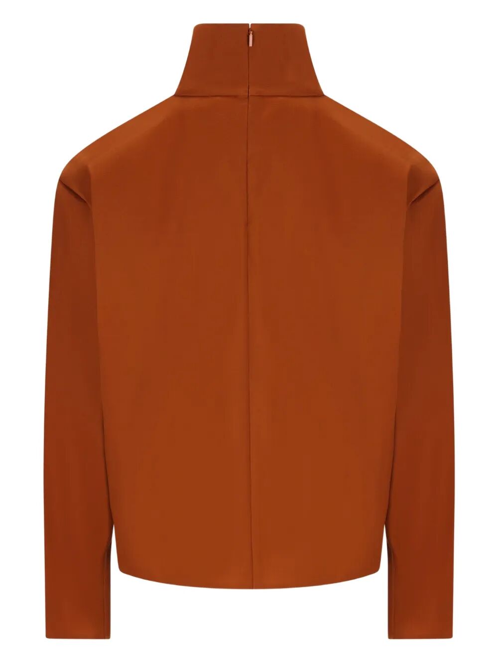 SAINT LAURENT PARIS High-Neck Satin Top Women