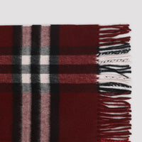 BURBERRY LONDON ENGLAND Check Cashmere Scarf Women