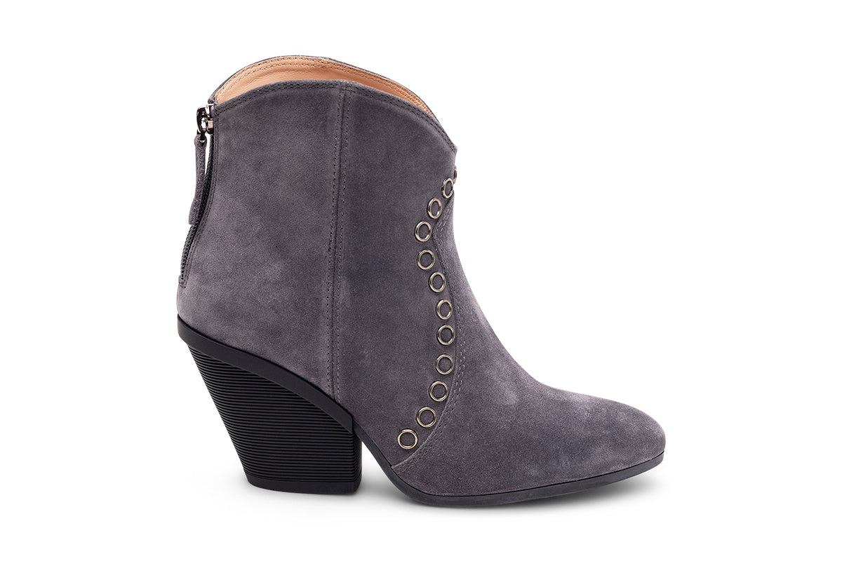 Hogan Eyelet-Embellished Suede Boots