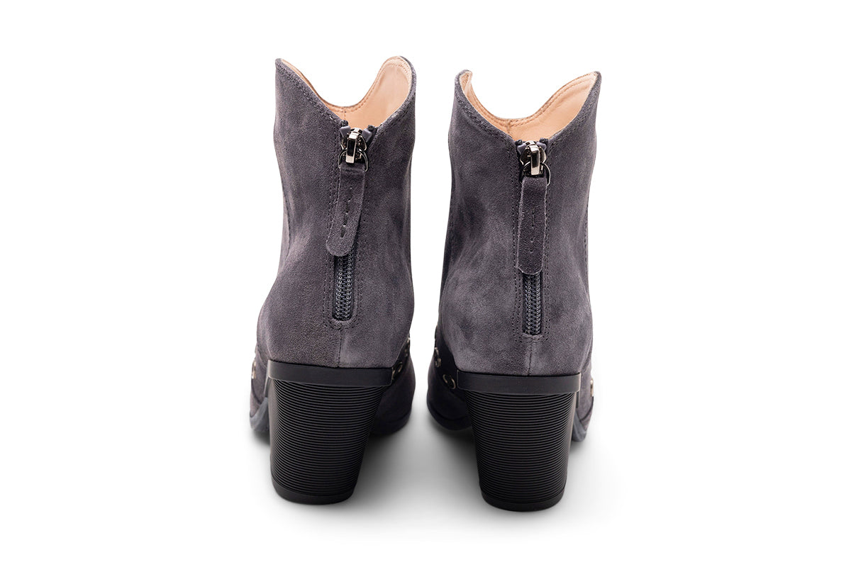 Hogan Eyelet-Embellished Suede Boots