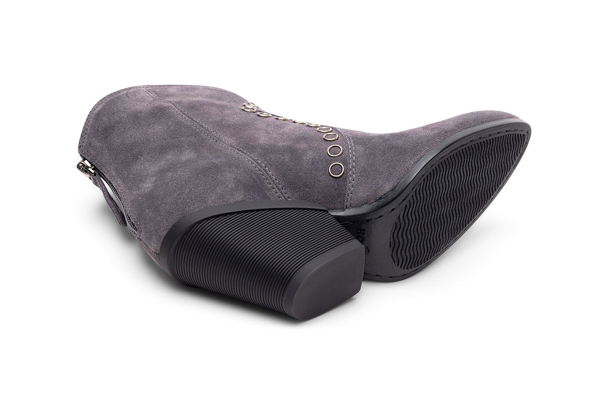 Hogan Eyelet-Embellished Suede Boots