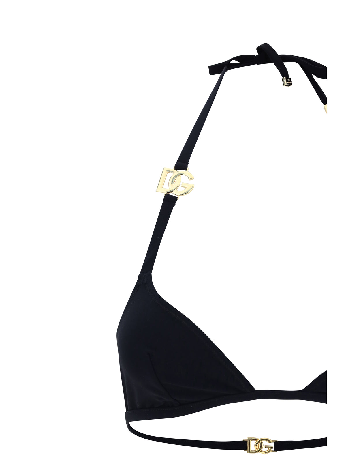 Dolce & Gabbana Women Triangle Bikini With Gold Plaque