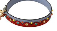 Dolce & Gabbana Dolce & Gabbana Blue and red Shoulder Strap Leather Blue Handbag Men's Accessory