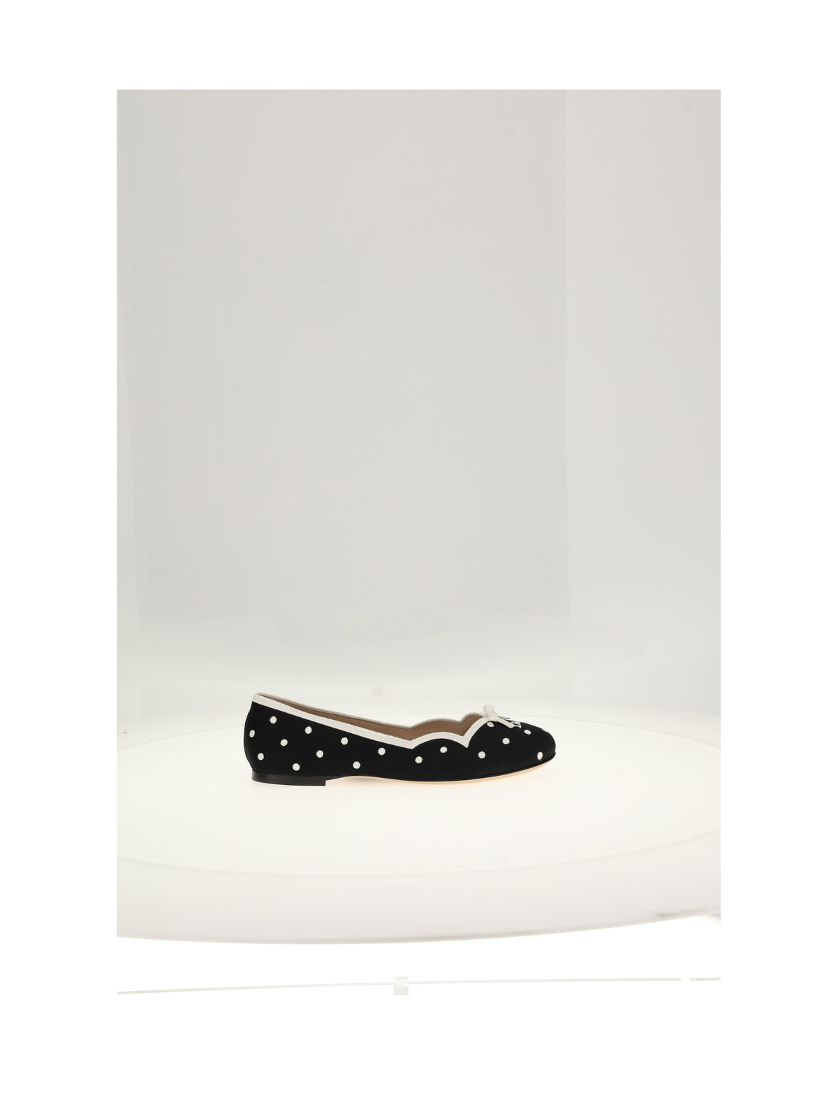 Dior Women Point D'esprit Ballerina