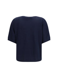 BRUNELLO CUCINELLI Brunello Cucinelli Women Short-Sleeve Cashmere And Silk Sweater