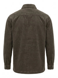 Stone Island Men Organic Cotton Corduroy Shirt