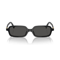 Miu Miu Sunglasses Rectangle Full Rim, Black Frame and Olive Green Lens MU11ZSF16K07O