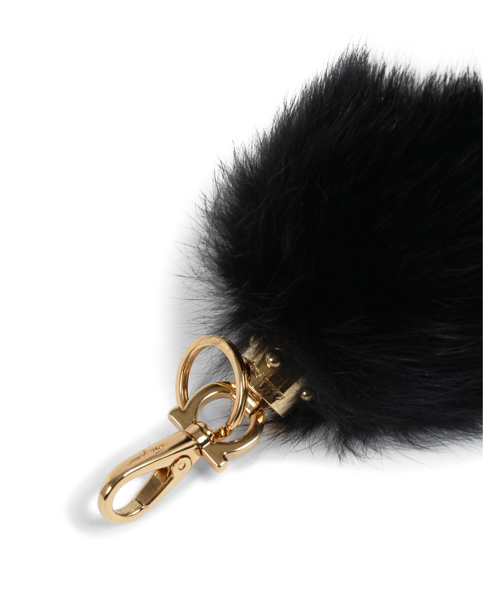 Ferragamo Fur Key Case