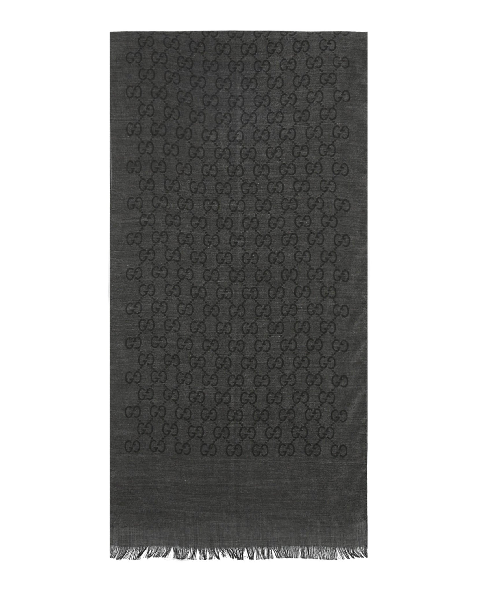 Gucci Unisex-Adult GG Jacquard Pattern Knit Scarf