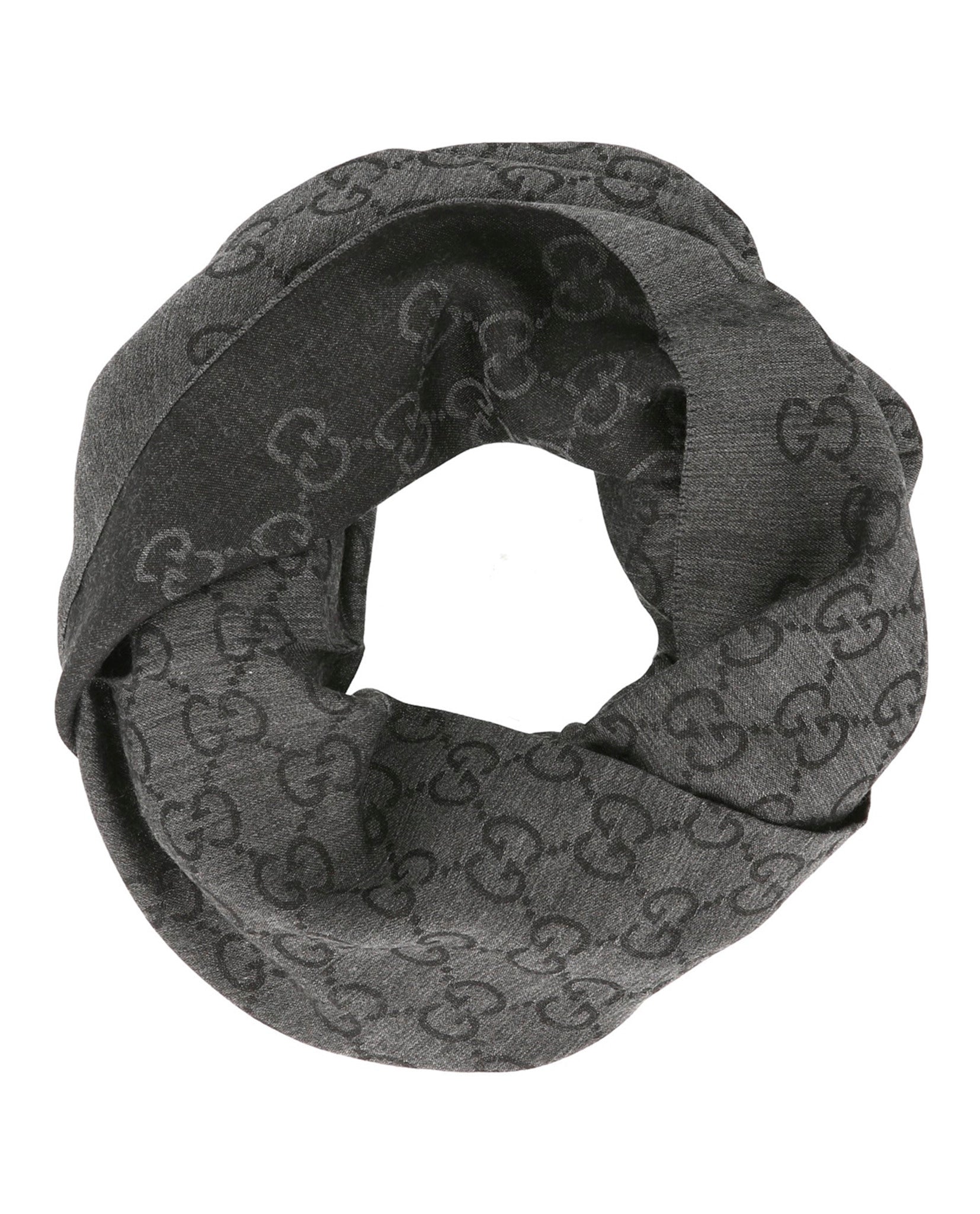 Gucci Unisex-Adult GG Jacquard Pattern Knit Scarf