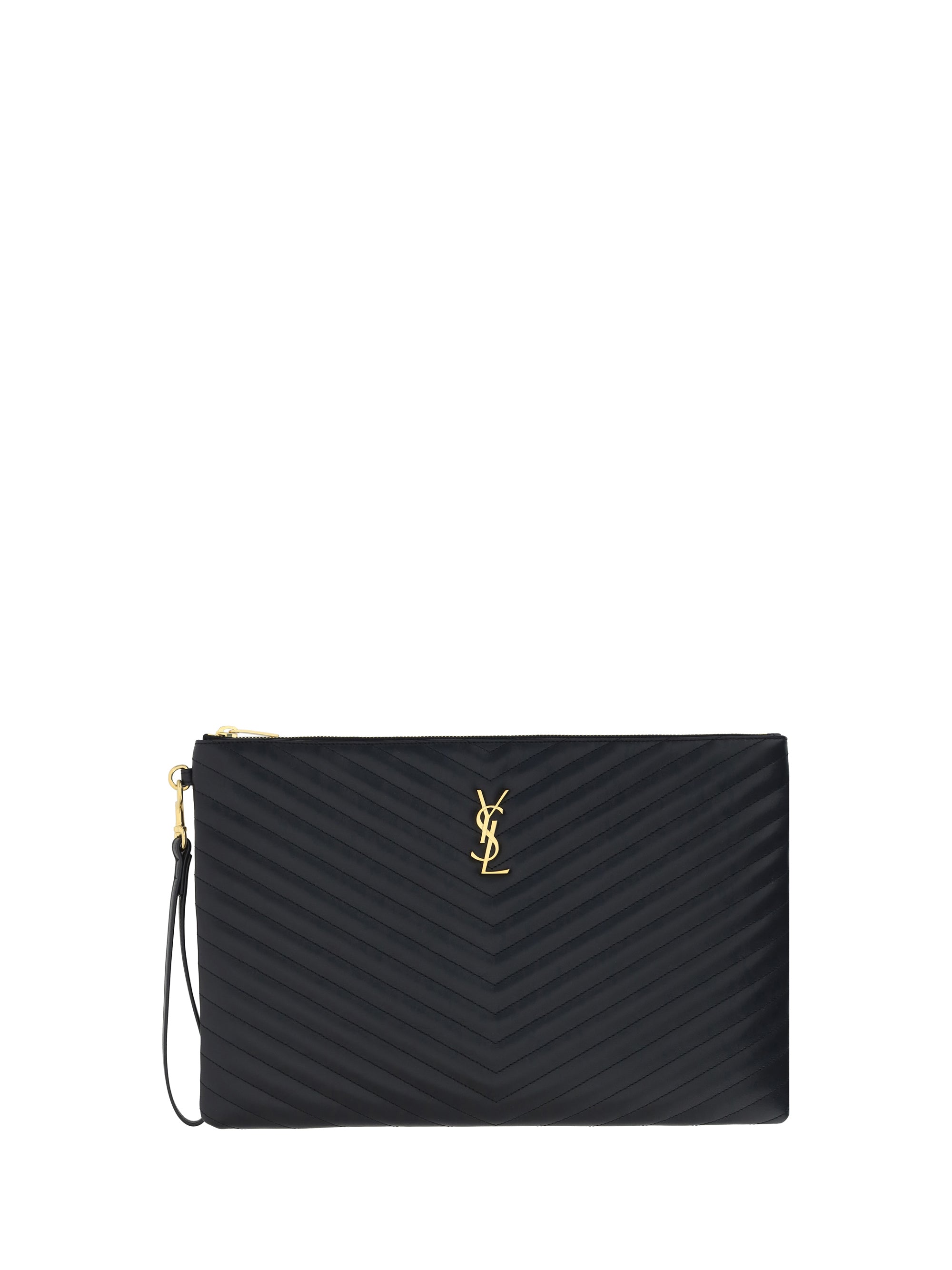 SAINT LAURENT Saint Laurent Women Leather Pouch