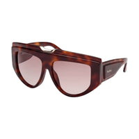 Max Mara Max Mara Sunglasses Shield Full Rim, Shiny Black Frame and Smoke Lens MM008301A