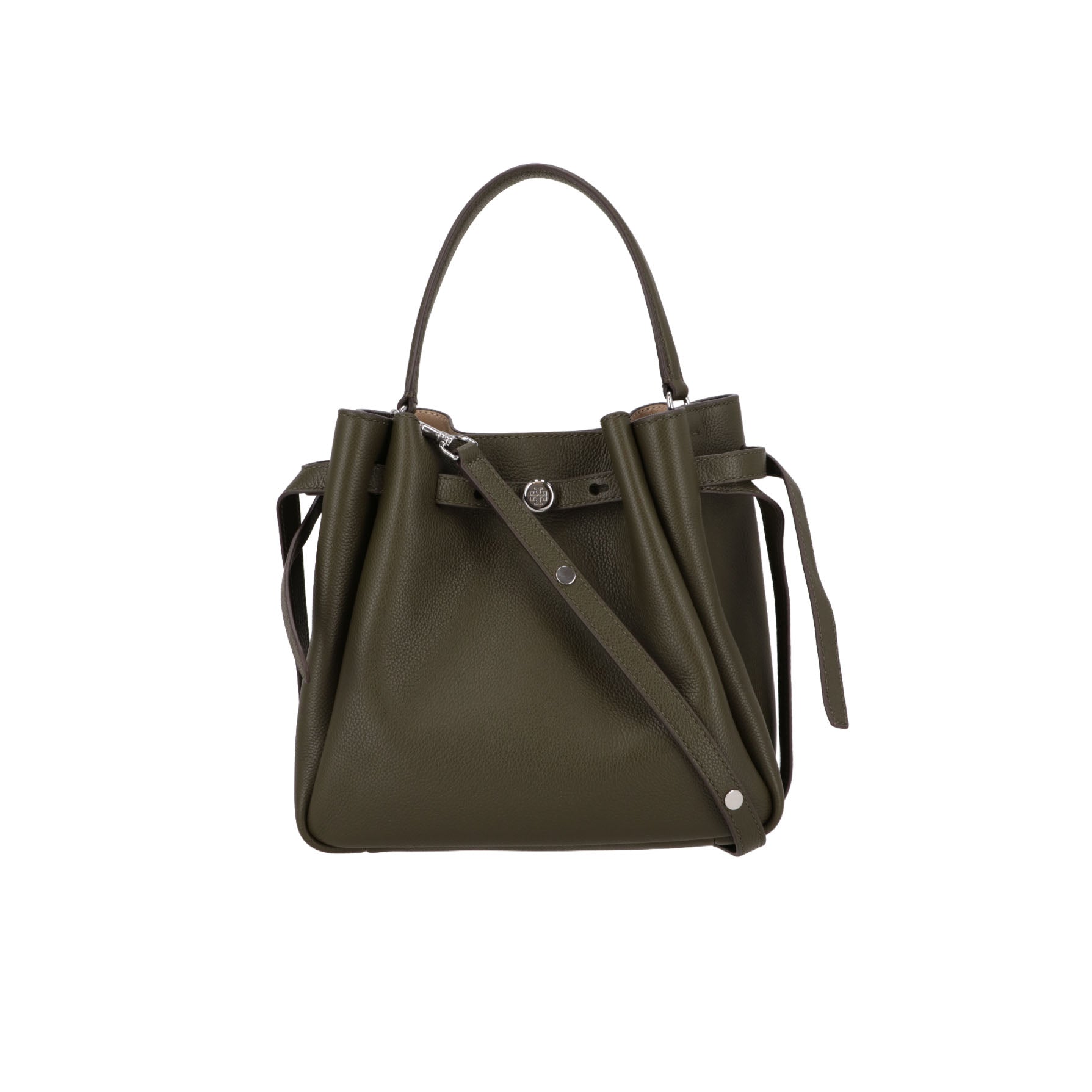 TORYBURCH Tory Burch Womens Dark Olive Shoulder Bag