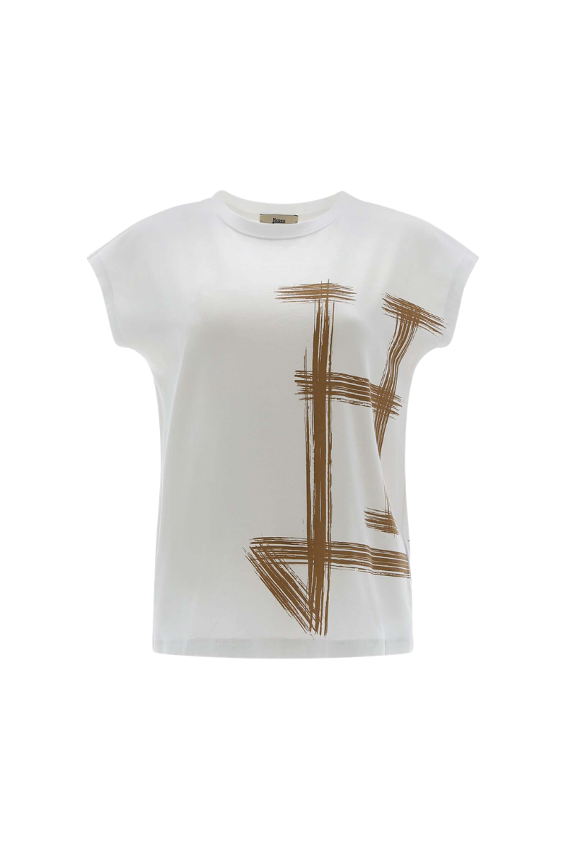 Herno Women T-Shirt Jg000180D-52009 White