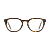 Marc Jacobs Eyeglasses Round Full Rim, Black Frame and Clear Demo Lenses Lens MARC721080700