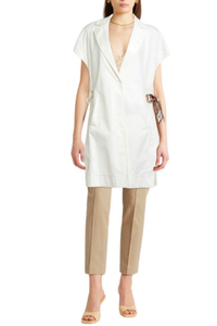 Herno Women Vest Gc000380D-13218 White