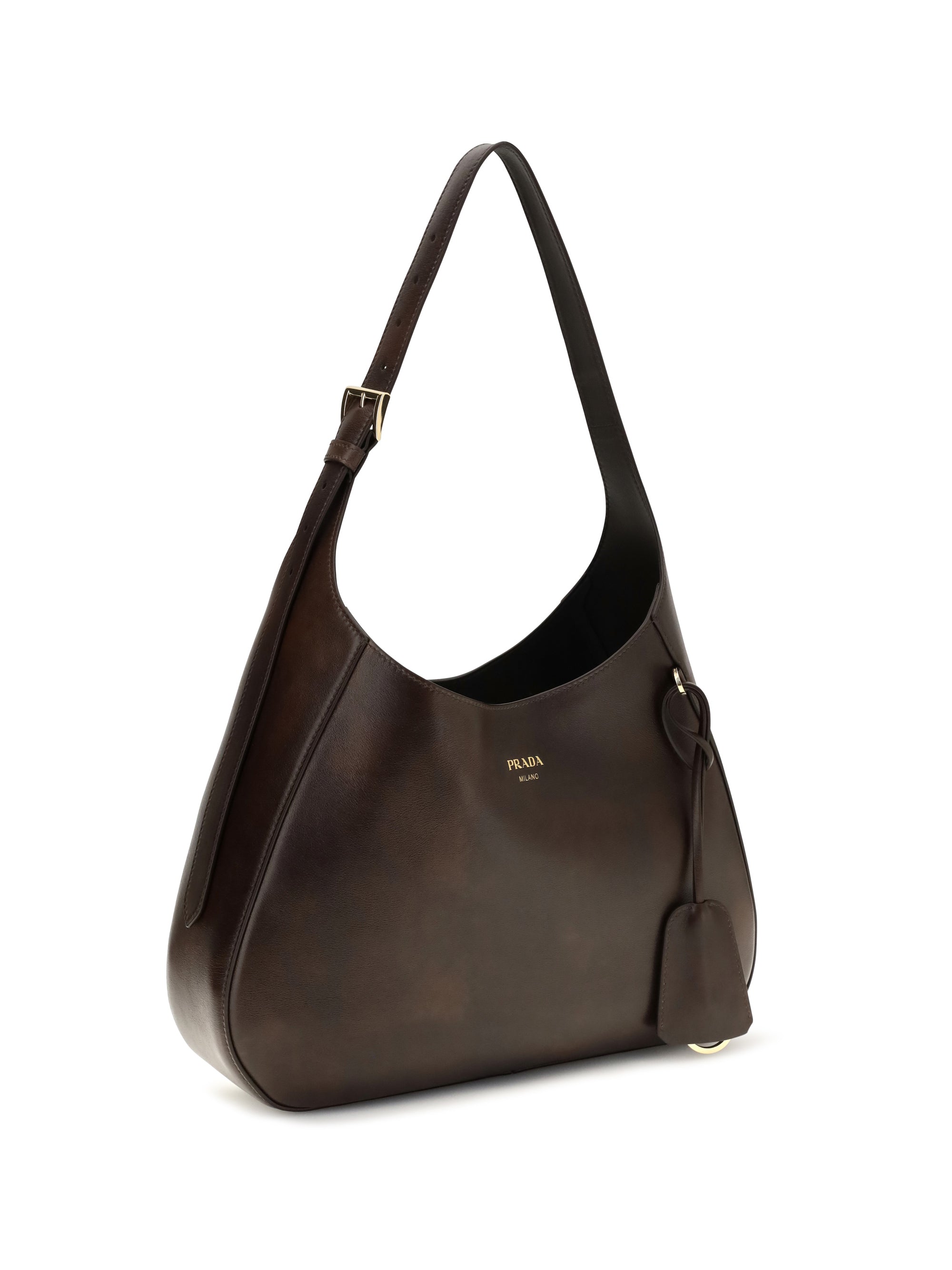 PRADA Prada Women Boogie Medium Leather Shoulder Bag