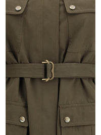 Burberry Women Gabardine Safari Jacket