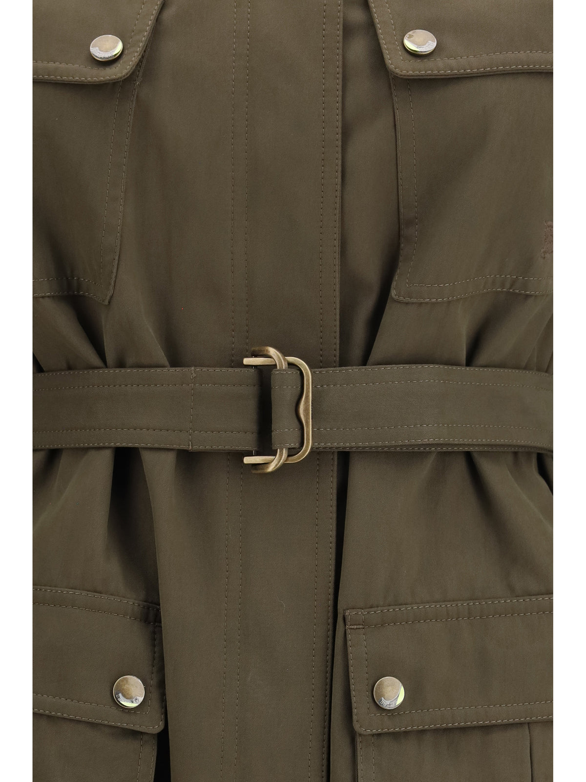 Burberry Women Gabardine Safari Jacket