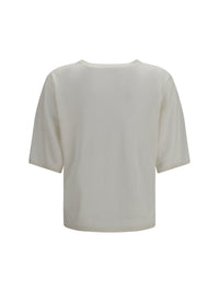 BRUNELLO CUCINELLI Brunello Cucinelli Women Short-Sleeve Cashmere And Silk Sweater