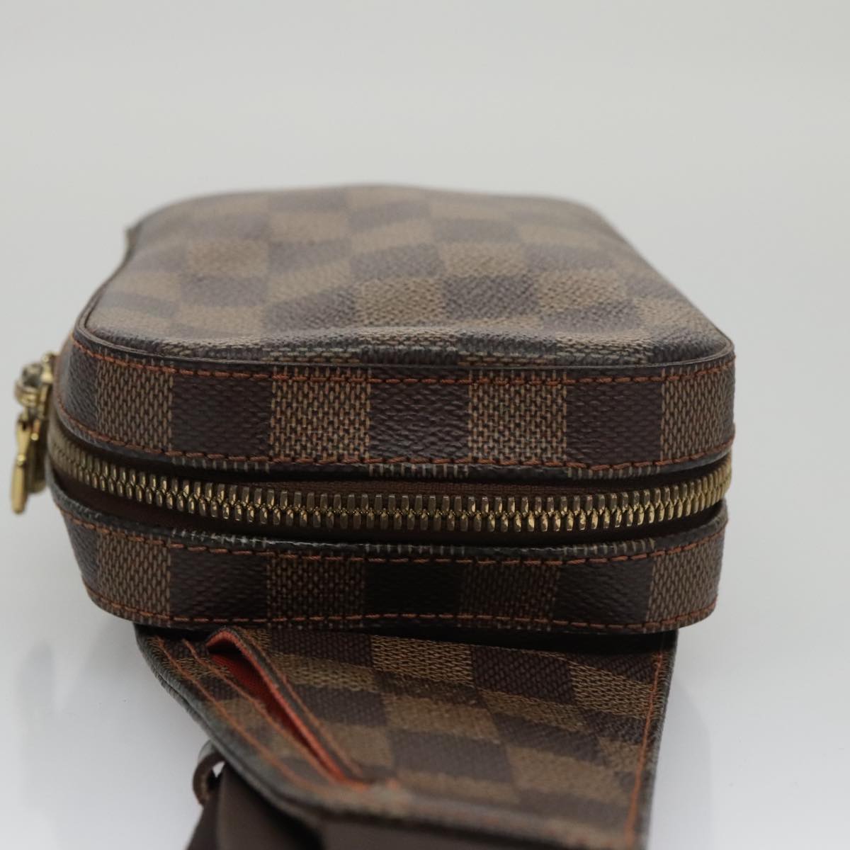 Louis Vuitton Geronimos Brown Canvas Shoulder Bag (Pre-Owned)