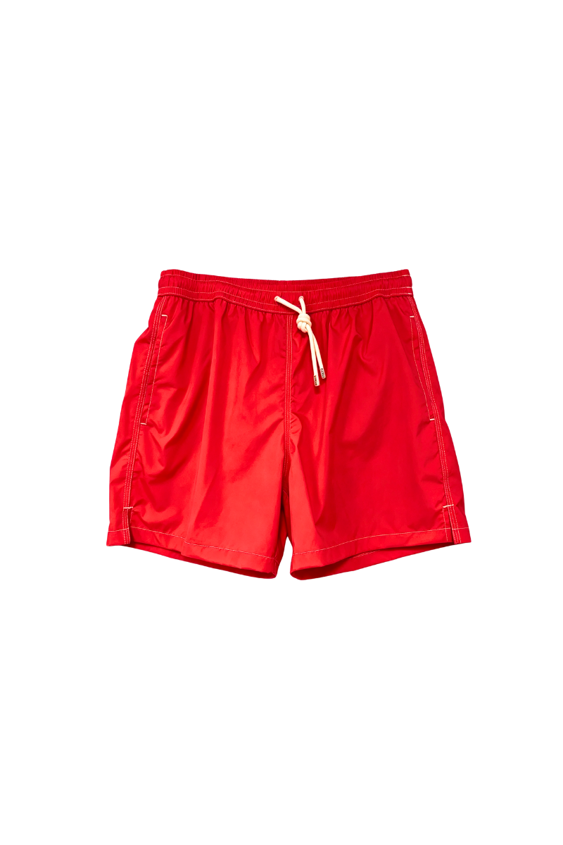 Fedeli Fedeli Madeira Airstop Swim Shorts Trunks Bright Red