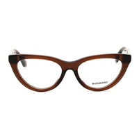 Burberry Eyeglasses Cat Eye Full Rim, Grey Frame and Clear Demo Lenses Lens BE2418U4112