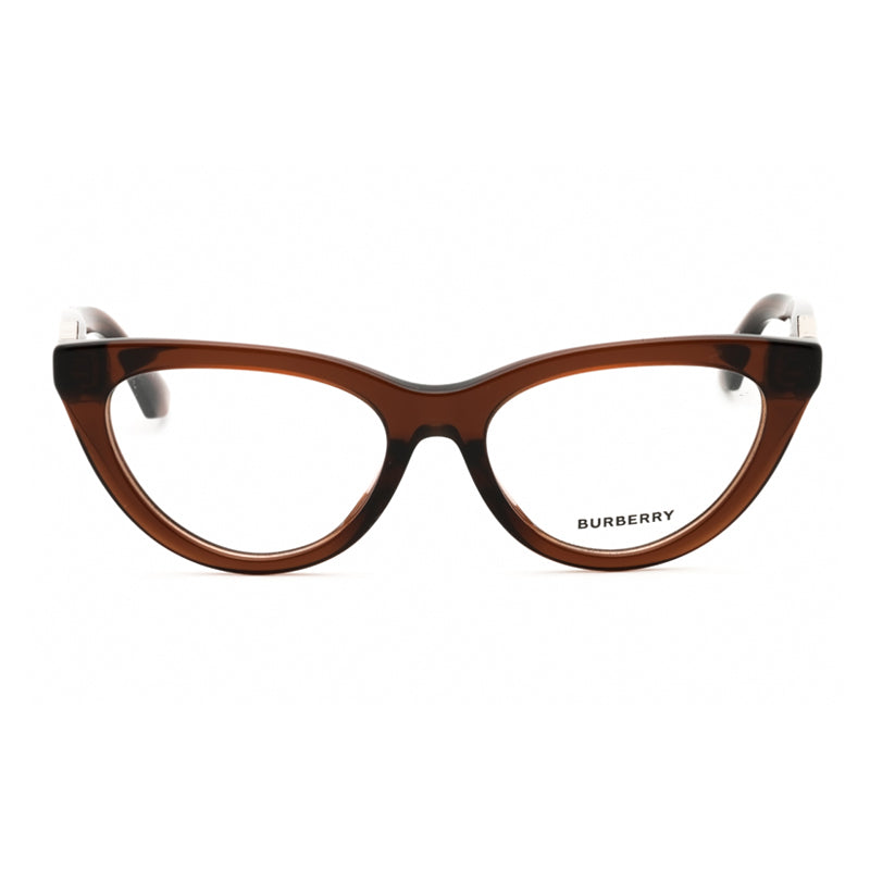 Burberry Eyeglasses Cat Eye Full Rim, Grey Frame and Clear Demo Lenses Lens BE2418U4112