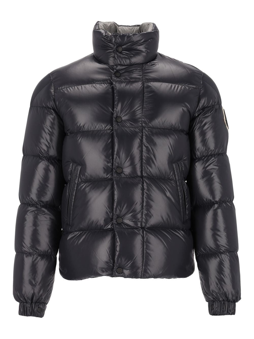 Moncler Men "Bendola" Short Down Jacket In Lacquer