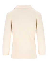 Marant Etoile Women "Nathalie-Gb" Blend Polo Sweater