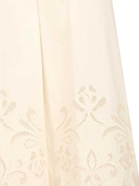 Forte_forte Forte_Forte Women "Lunamaris" Embroidery Co Popline Cropped Pants