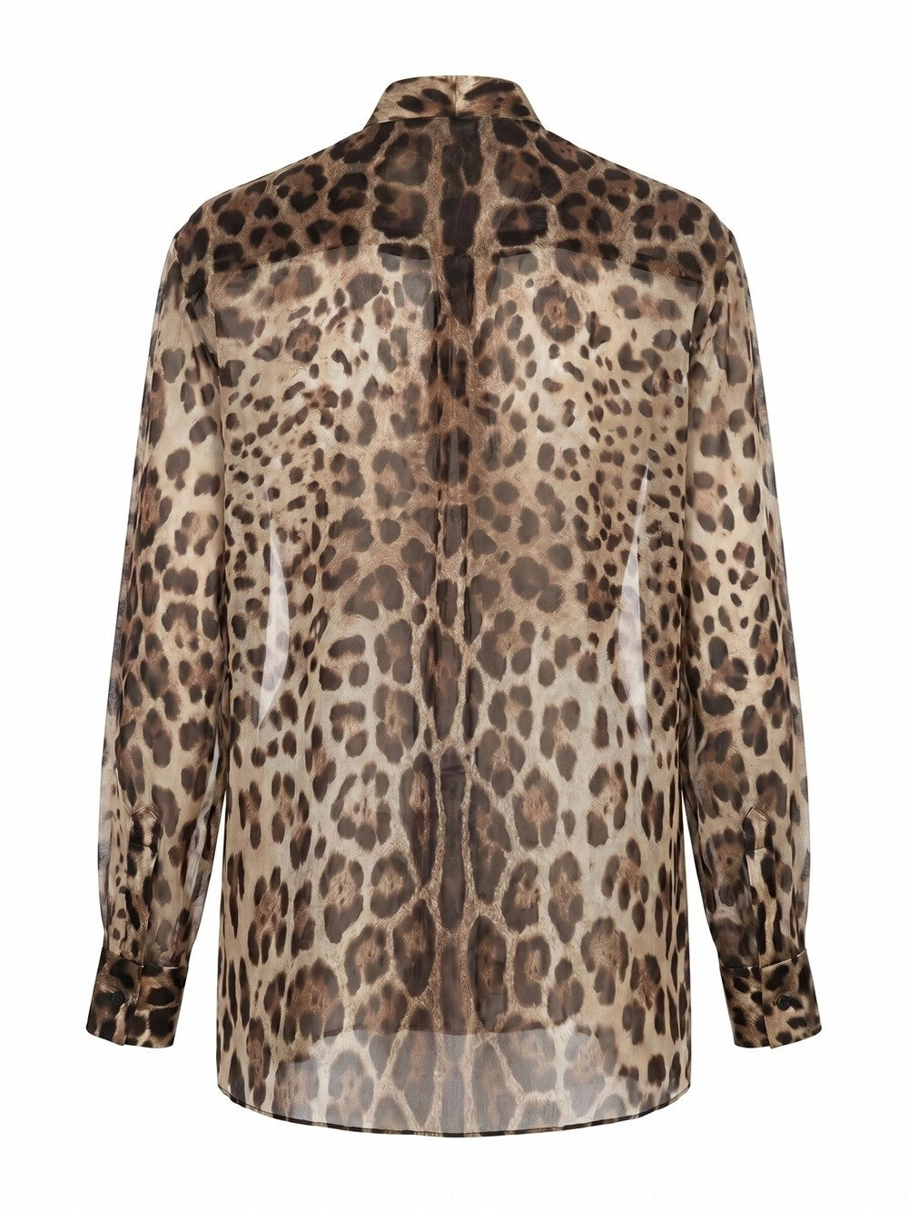 Dolce & Gabbana Women Leo-Print Georgette Shirt