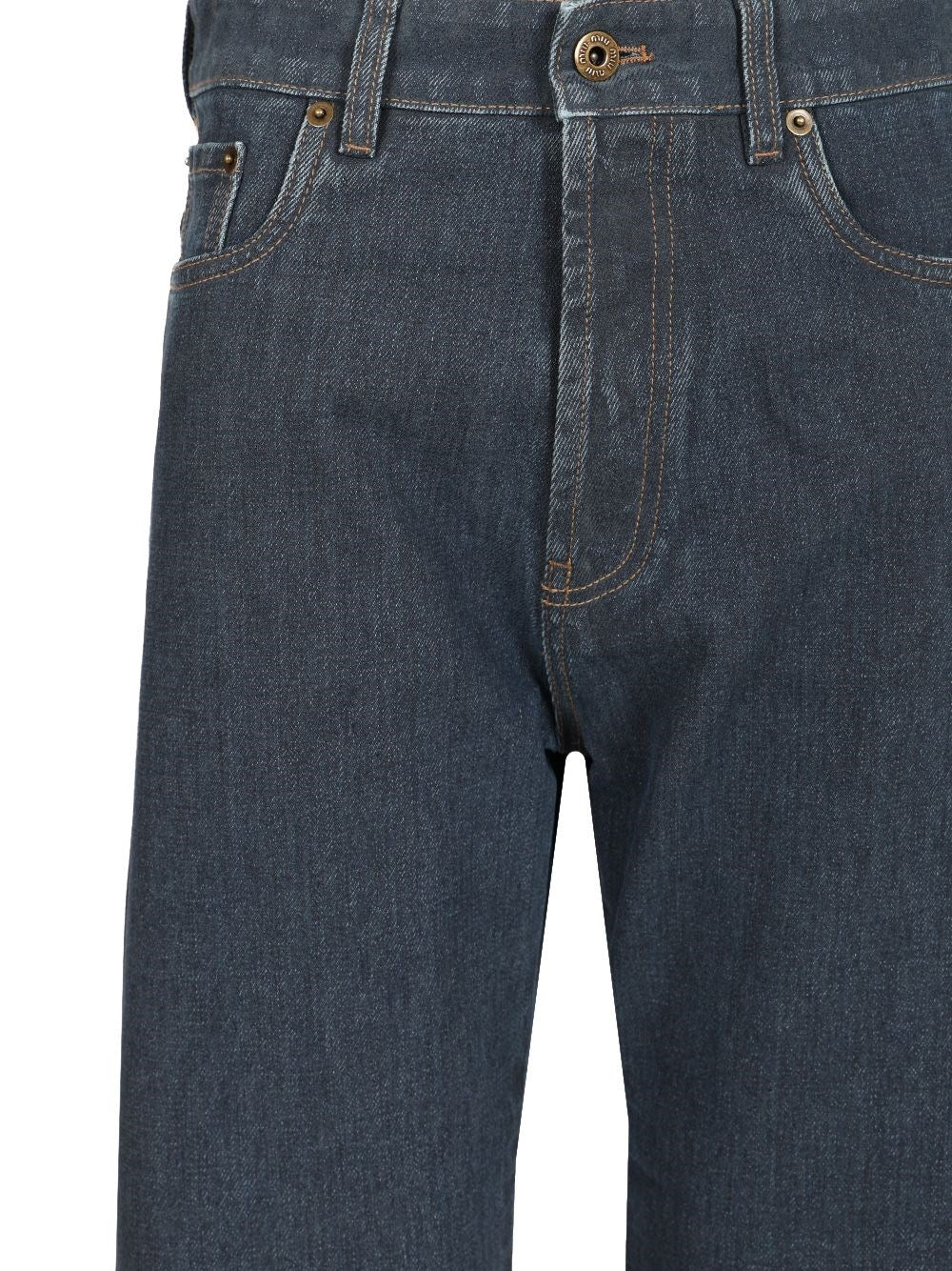 Miu Miu Women Straight-Leg Denim Trousers