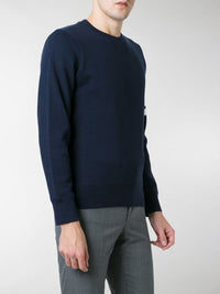 Thom Browne Men Sweatshirt With Striped Detail