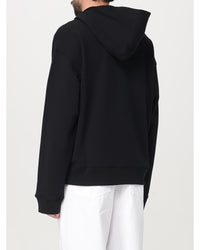 Moschino Couture Teddy Bear Hoodie Relaxed Fit Men Black Sweatshirts & Hoodies
