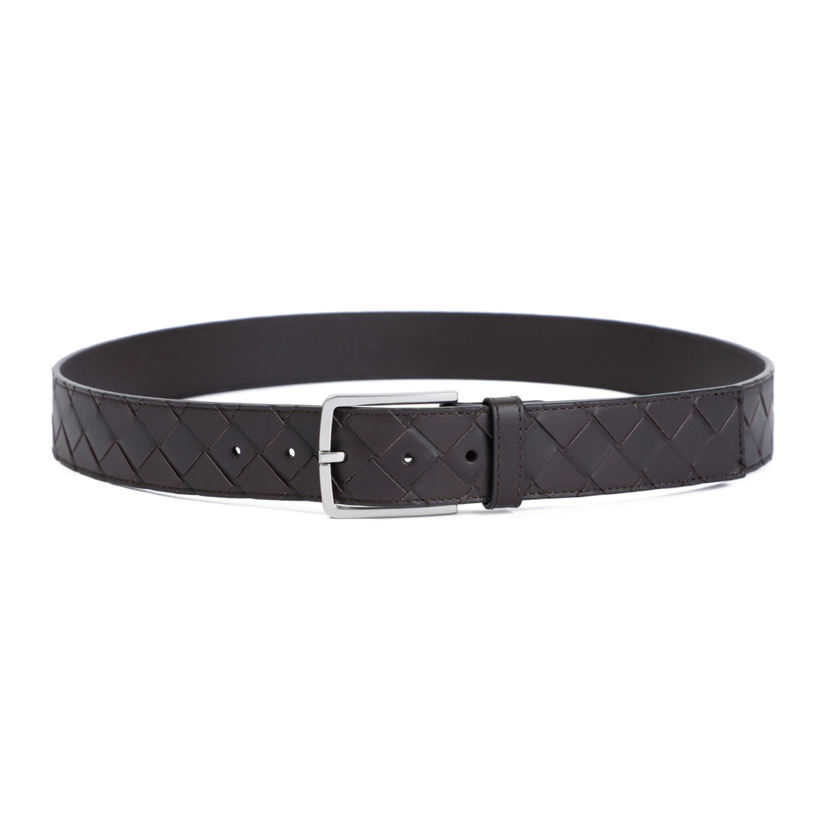 Bottega Veneta Intrecciato Leather Belt Men