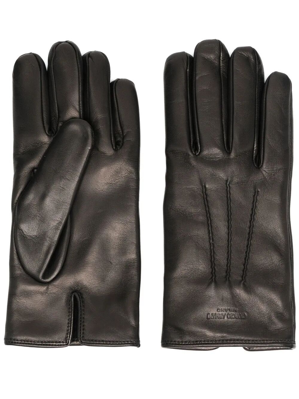 GIORGIO ARMANI Nappa Leather Gloves Women